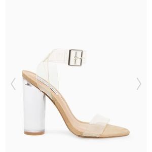 Steve Madden Clear Heels